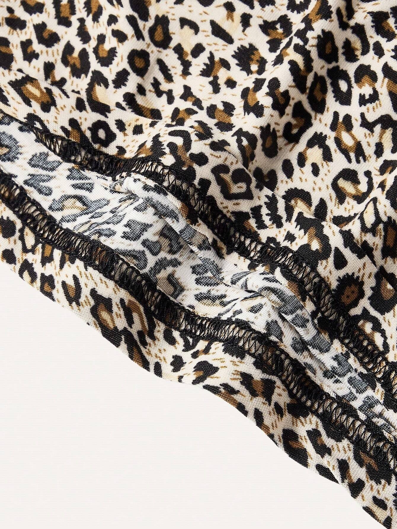 Leopard Print Tube Top