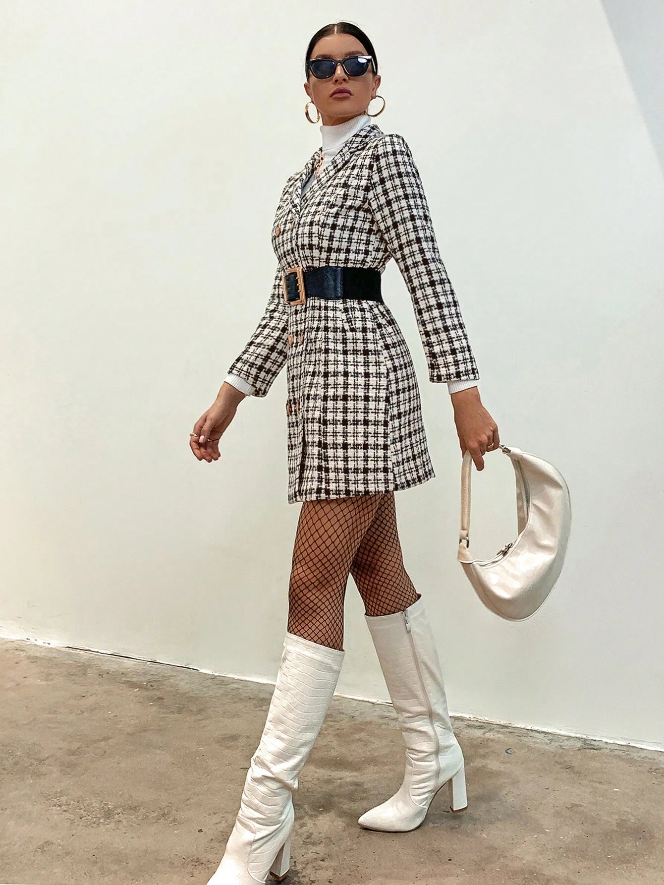 Elegant Tweed Overcoat