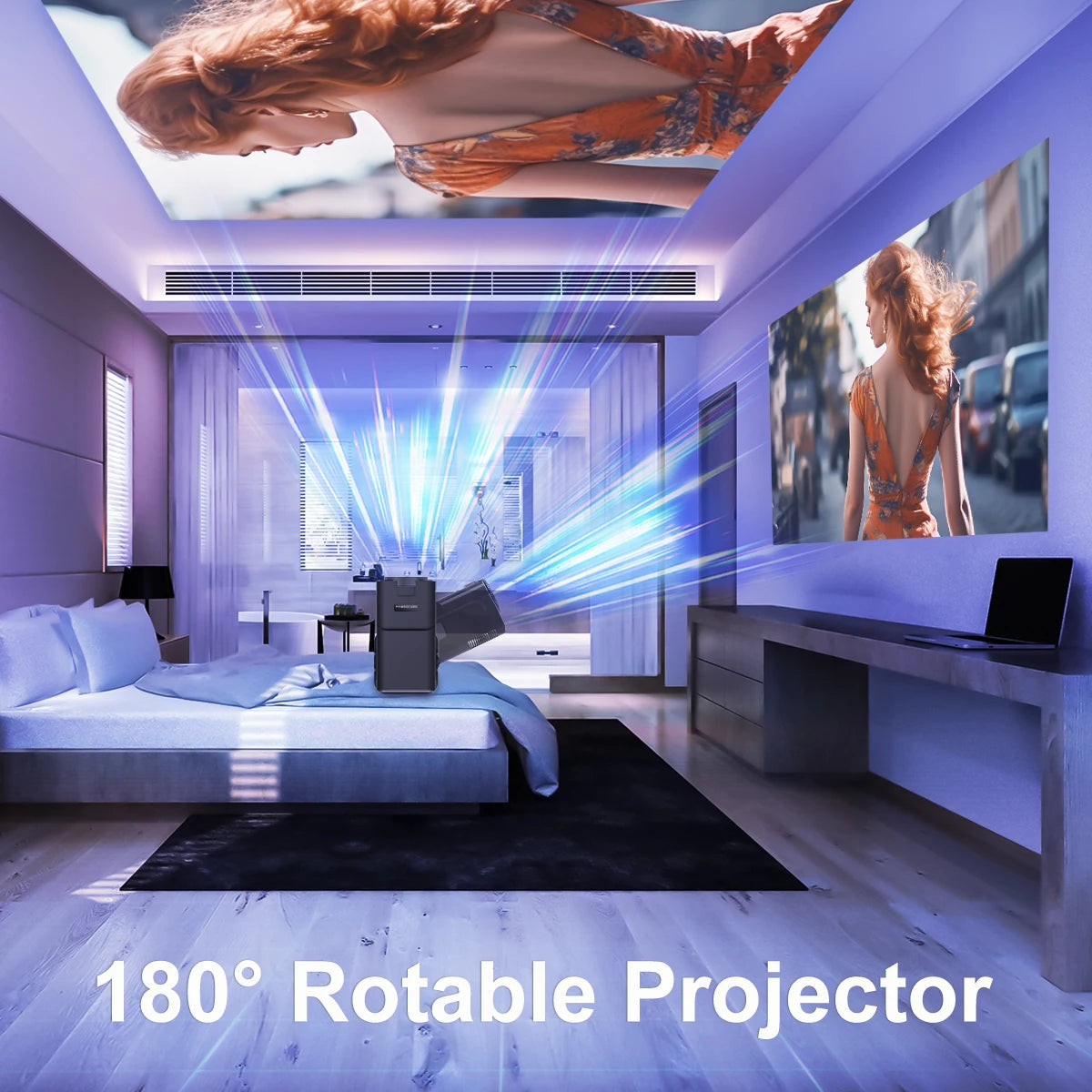 Android 11 Portable Projector