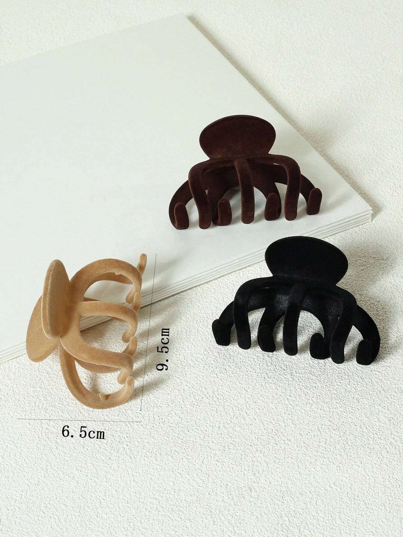 5Pcs Solid Hair Claw