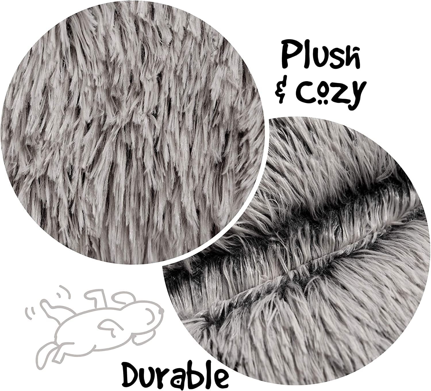 Donut Dog Bed for Large Dogs 