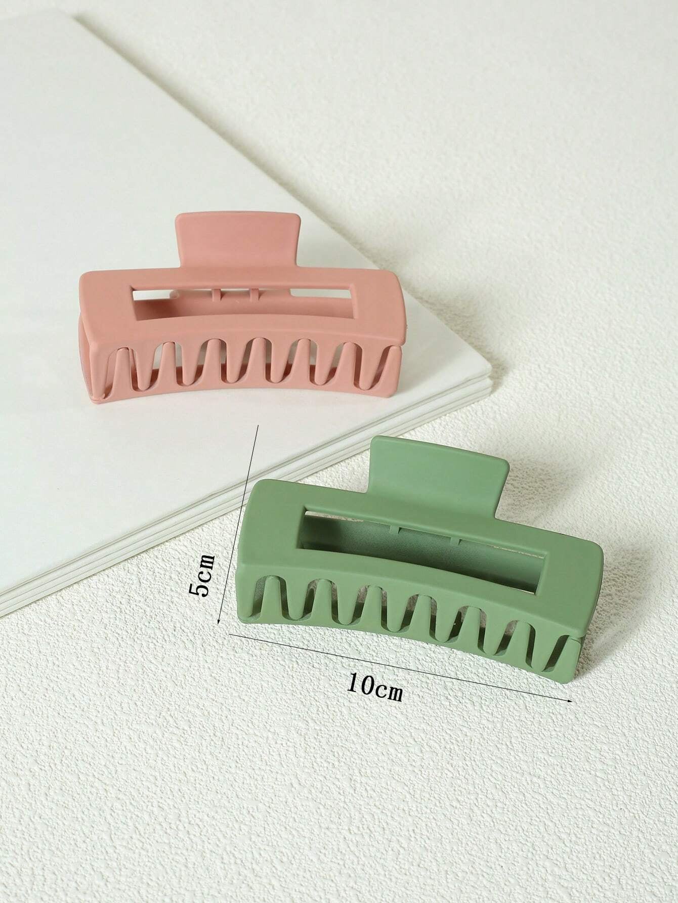 5Pcs Solid Hair Claw 