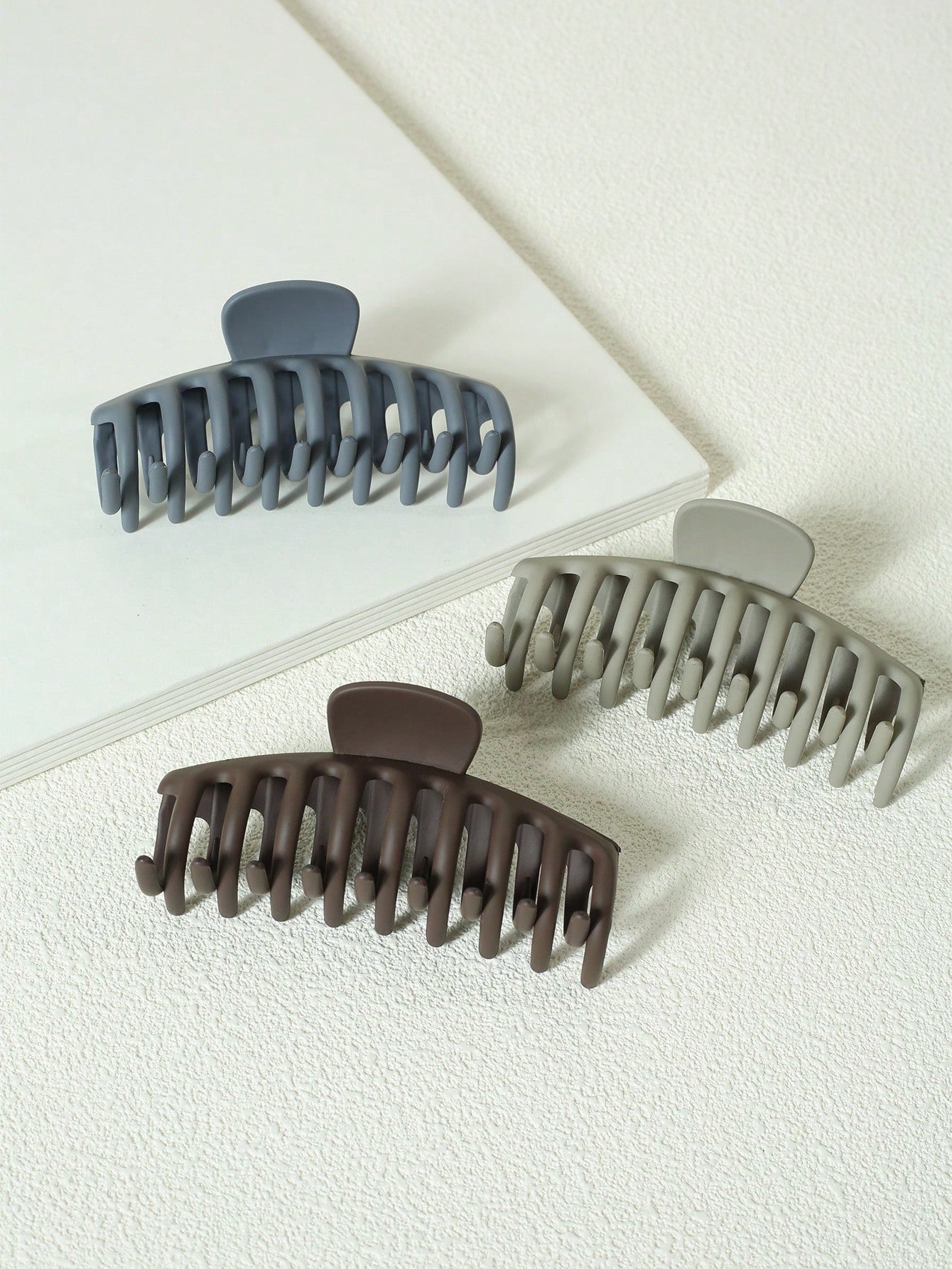 5Pcs Solid Hair Claw 
