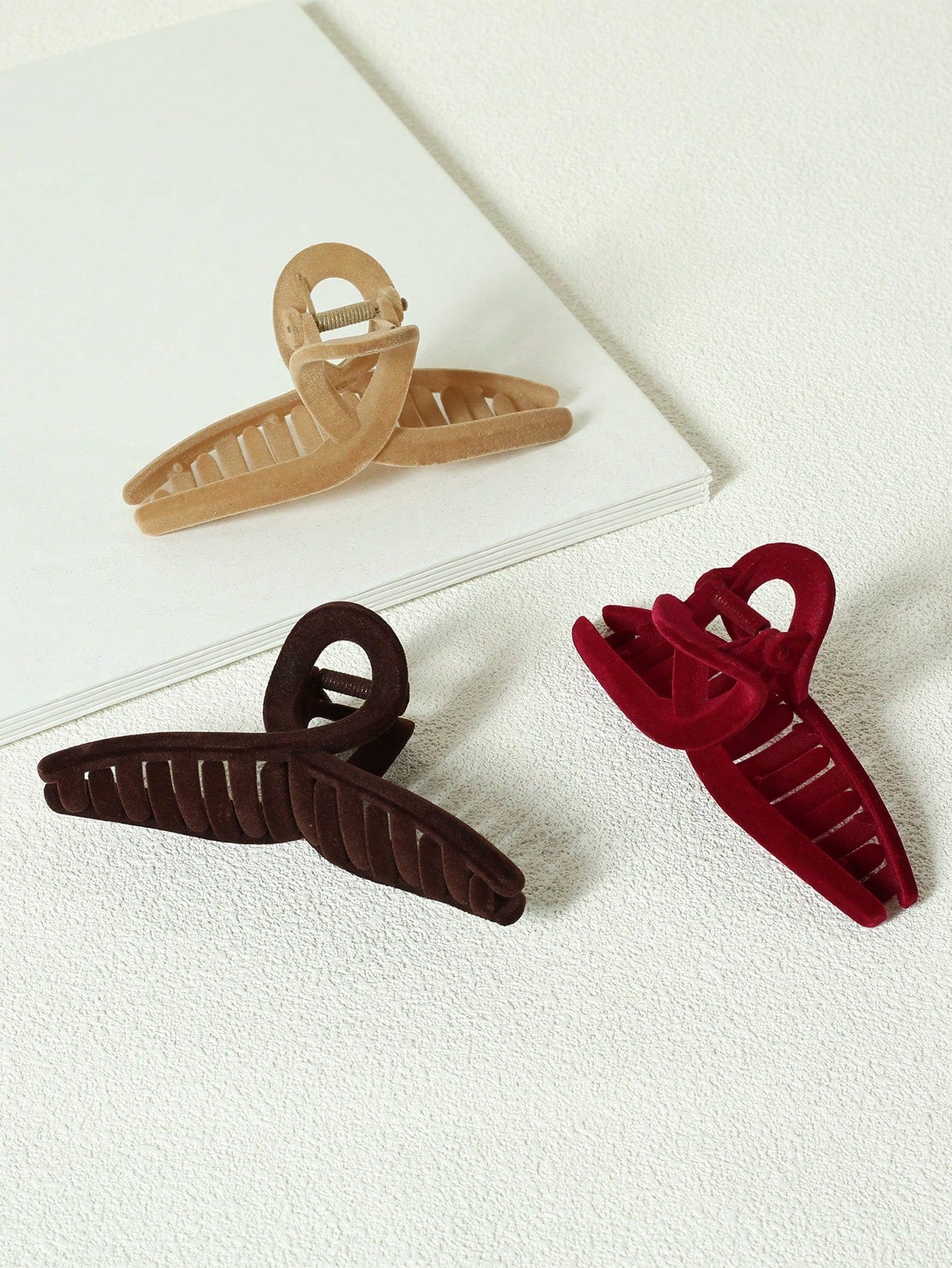 5Pcs Solid Hair Claw 