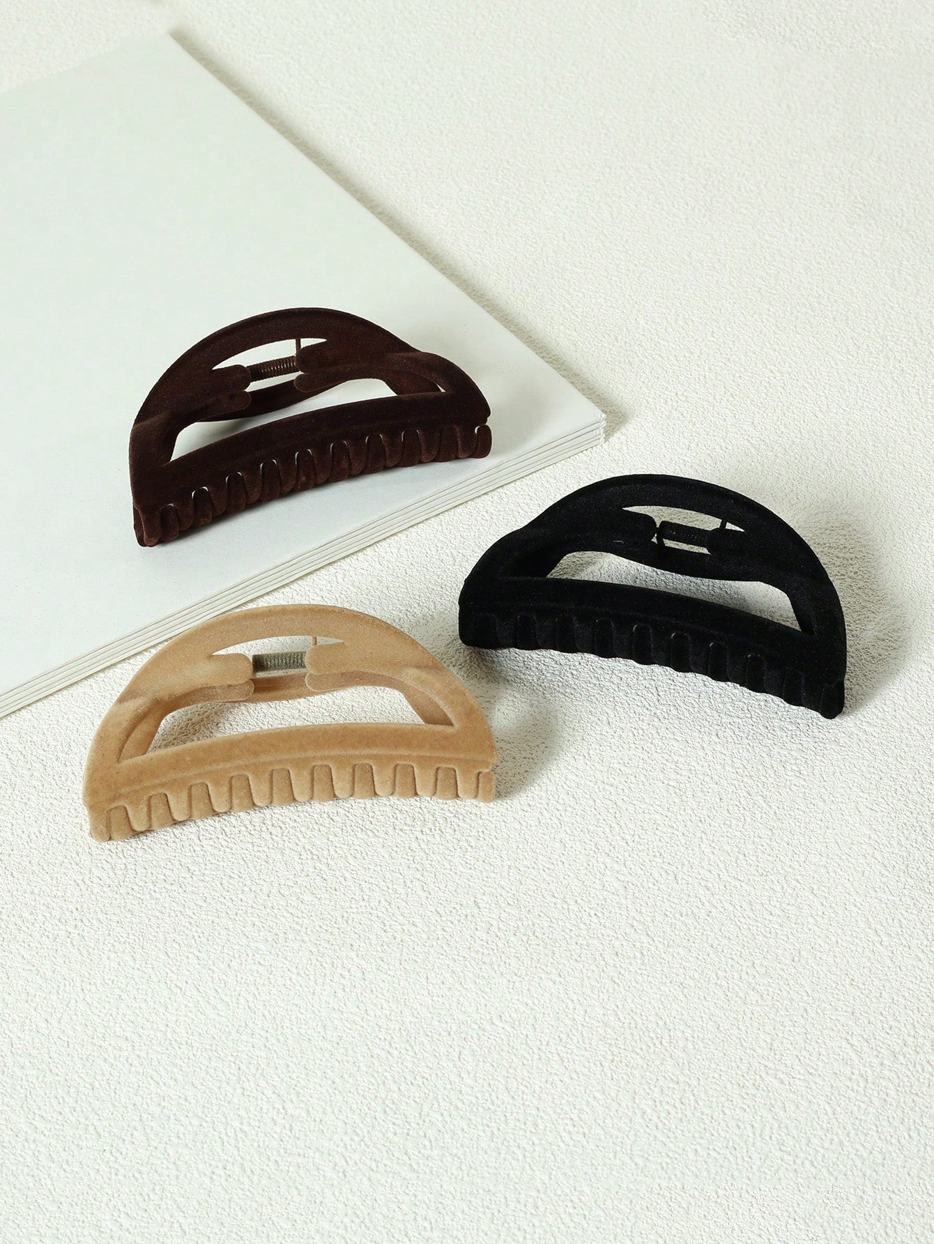 5Pcs Solid Hair Claw 