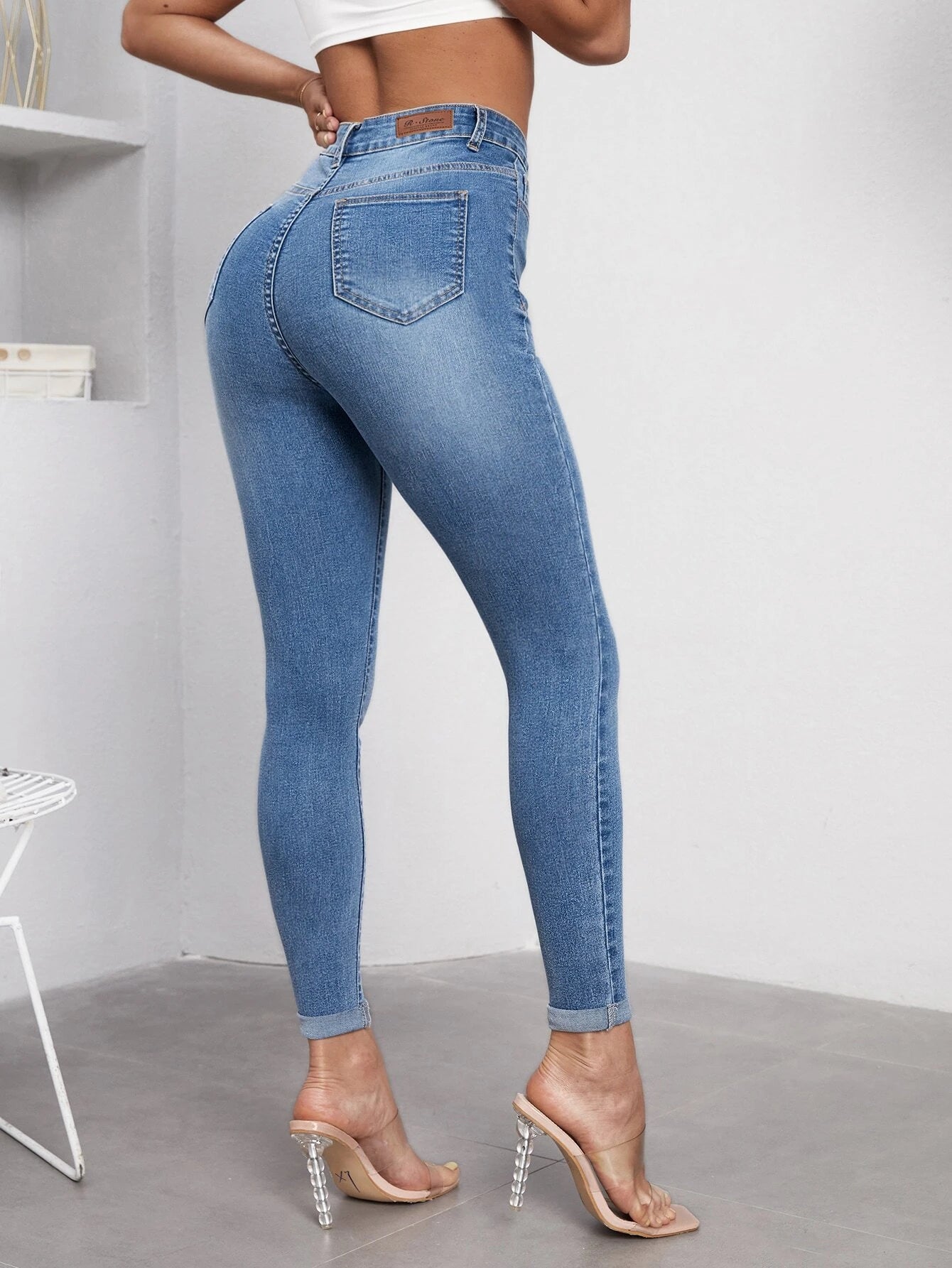 High Waist Skinny Jeans
