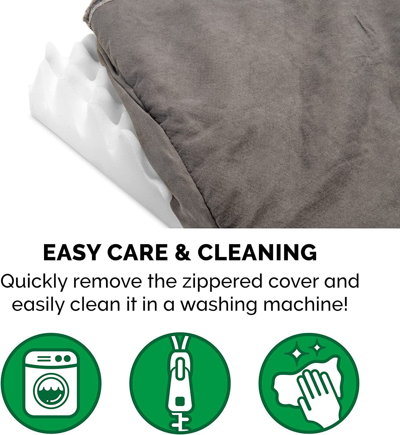 Orthopedic Dog Bed for Small/Medium Dogs With Removable Washable Cover