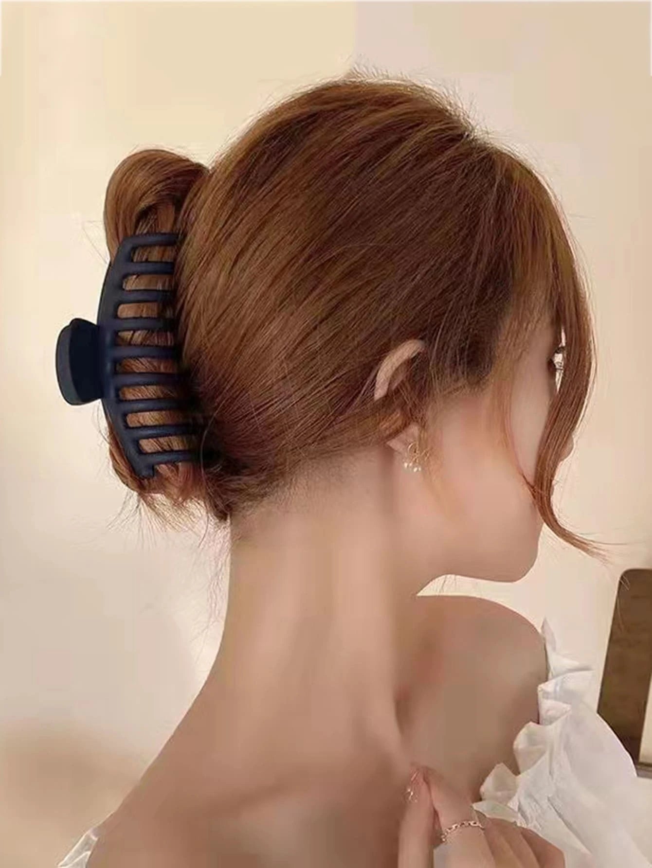 5Pcs Solid Hair Claw 