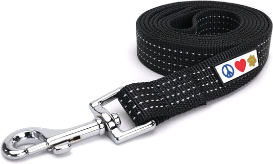 6 Foot Reflective Dog Leash, Extra Small 