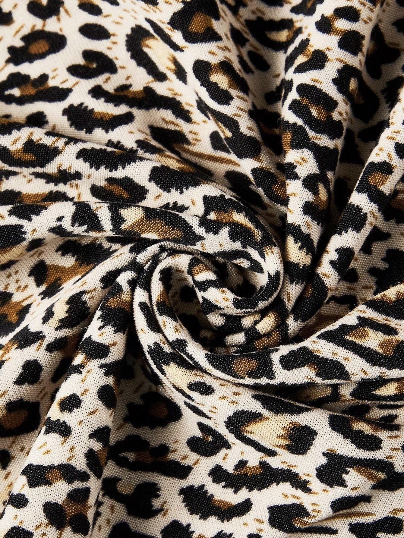 Leopard Print Tube Top