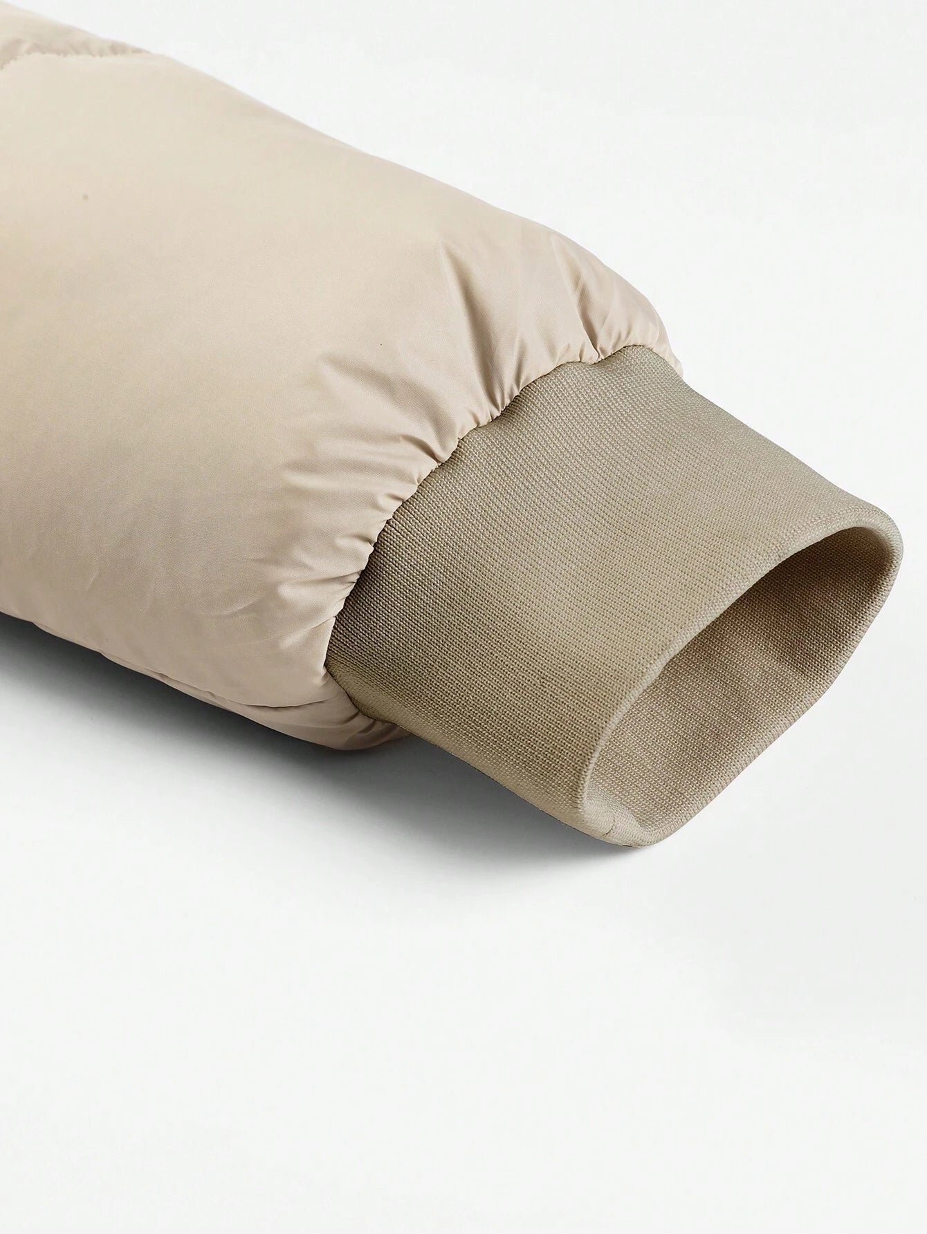 Hooded Zip-Up Padded Coat Plain Casual Jacket (Sweater Not Included)