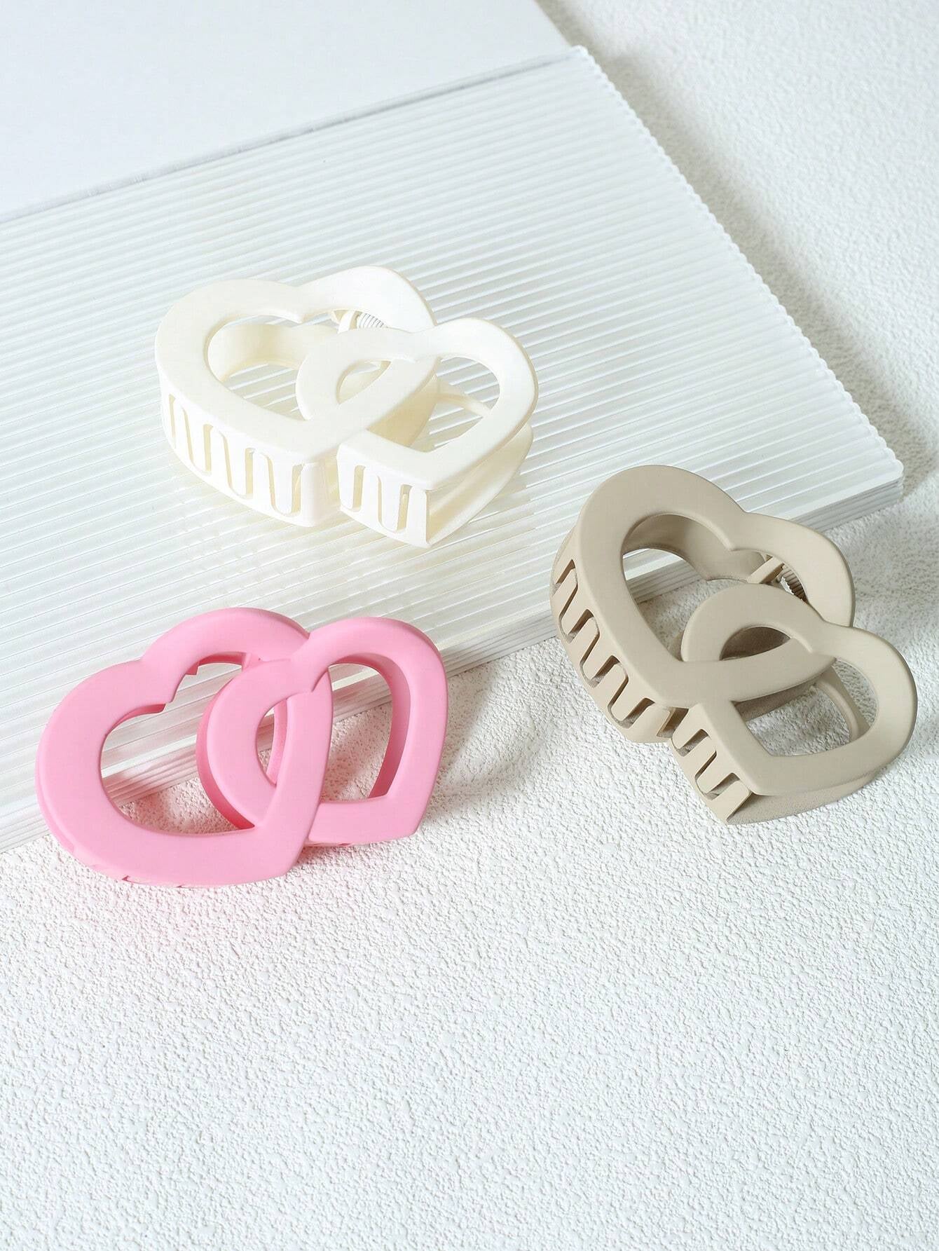 5Pcs Solid Hair Claw 