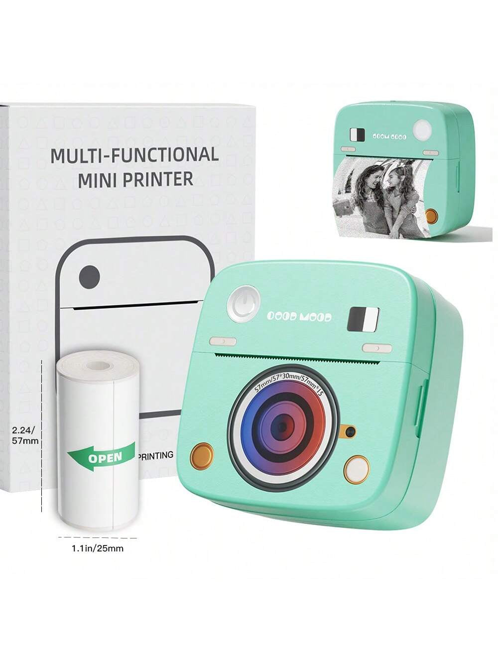 Portable Pocket Printer (Compatible with IOS & Android)