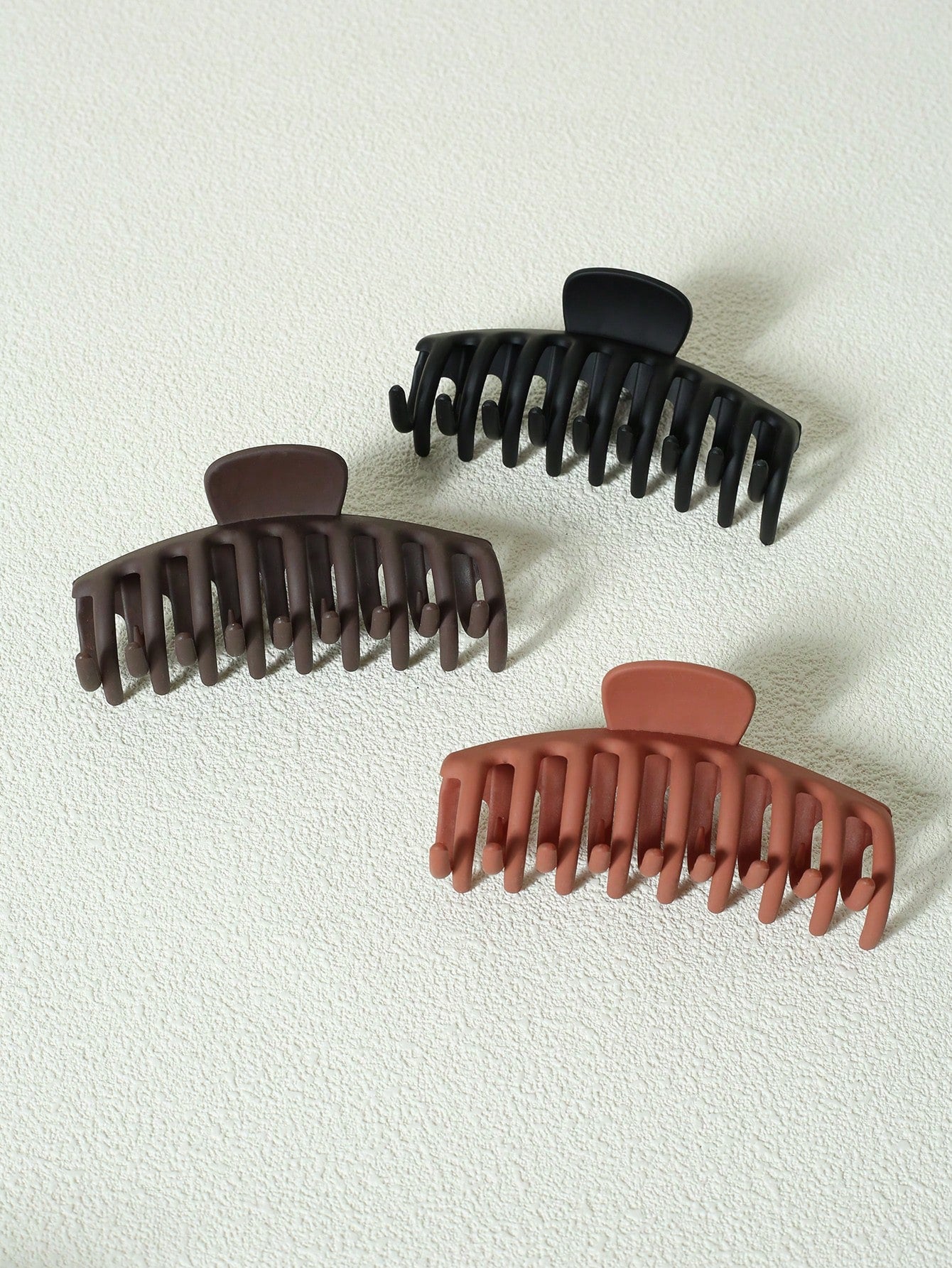 5Pcs Solid Hair Claw 