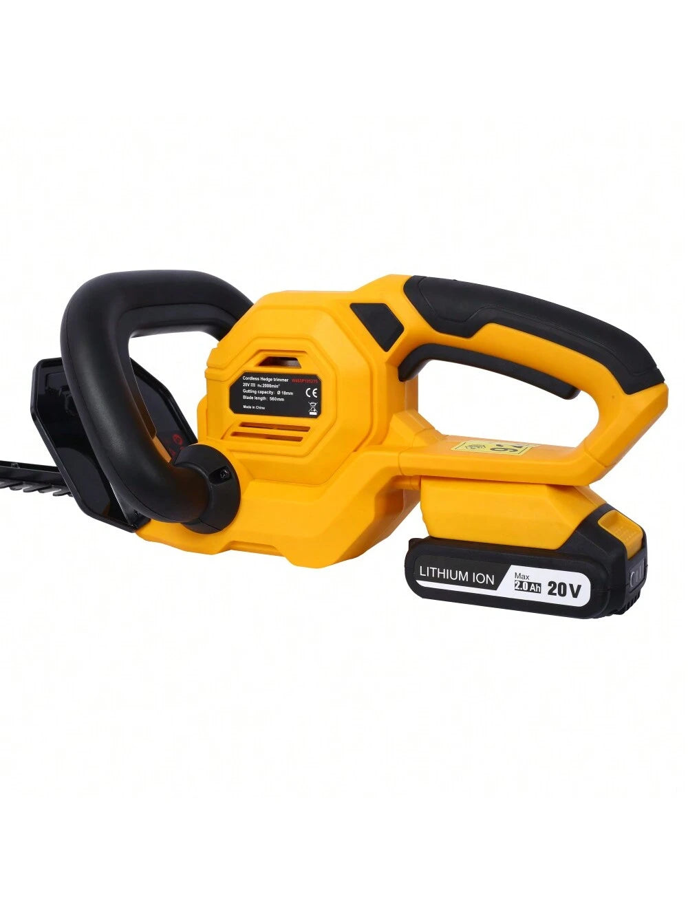 20V Cordless Hedge Trimmer, 22" Steel Blade (Battery and Charger Included)