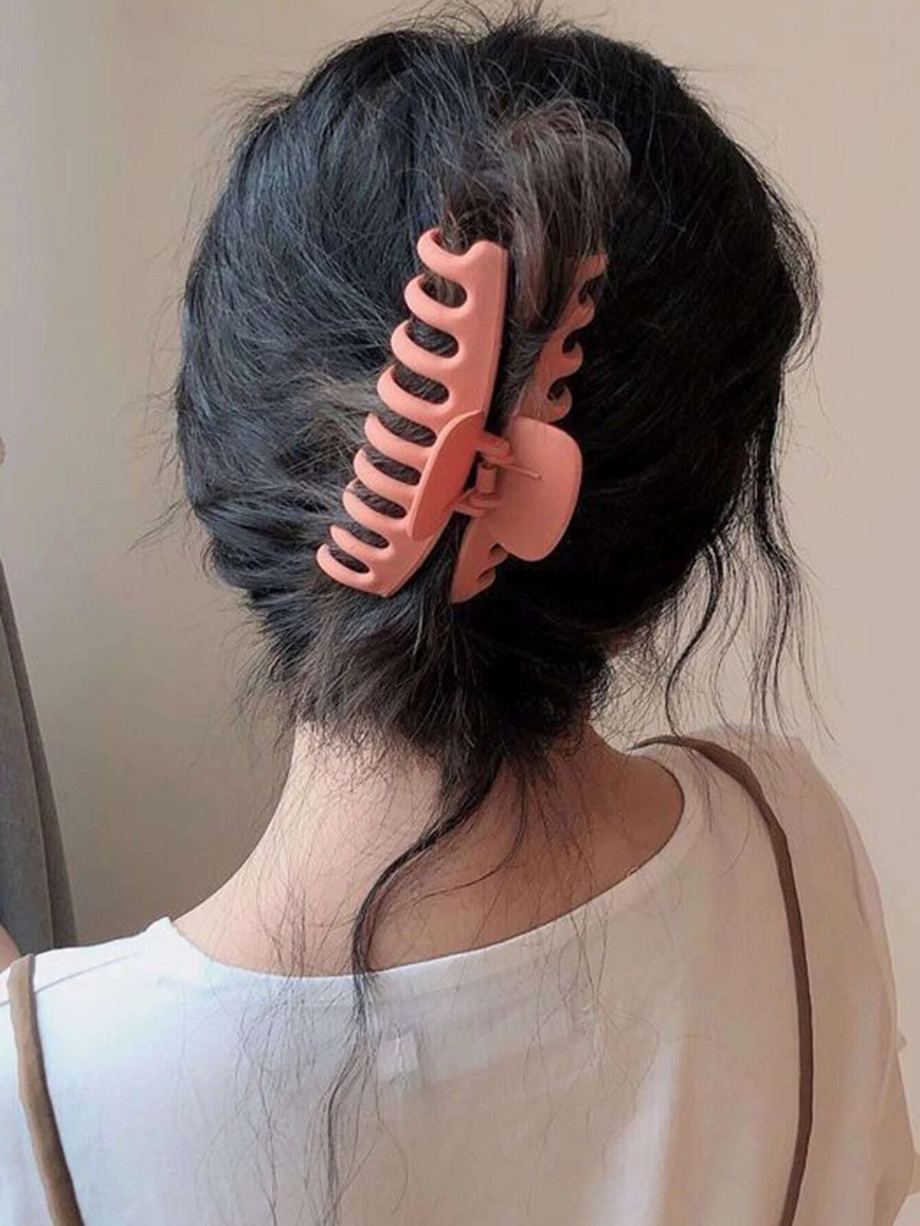 5Pcs Solid Hair Claw 