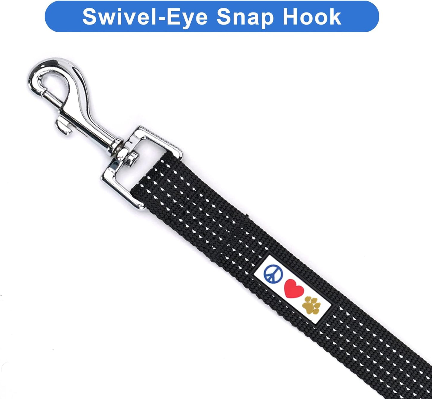 6 Foot Reflective Dog Leash, Extra Small 