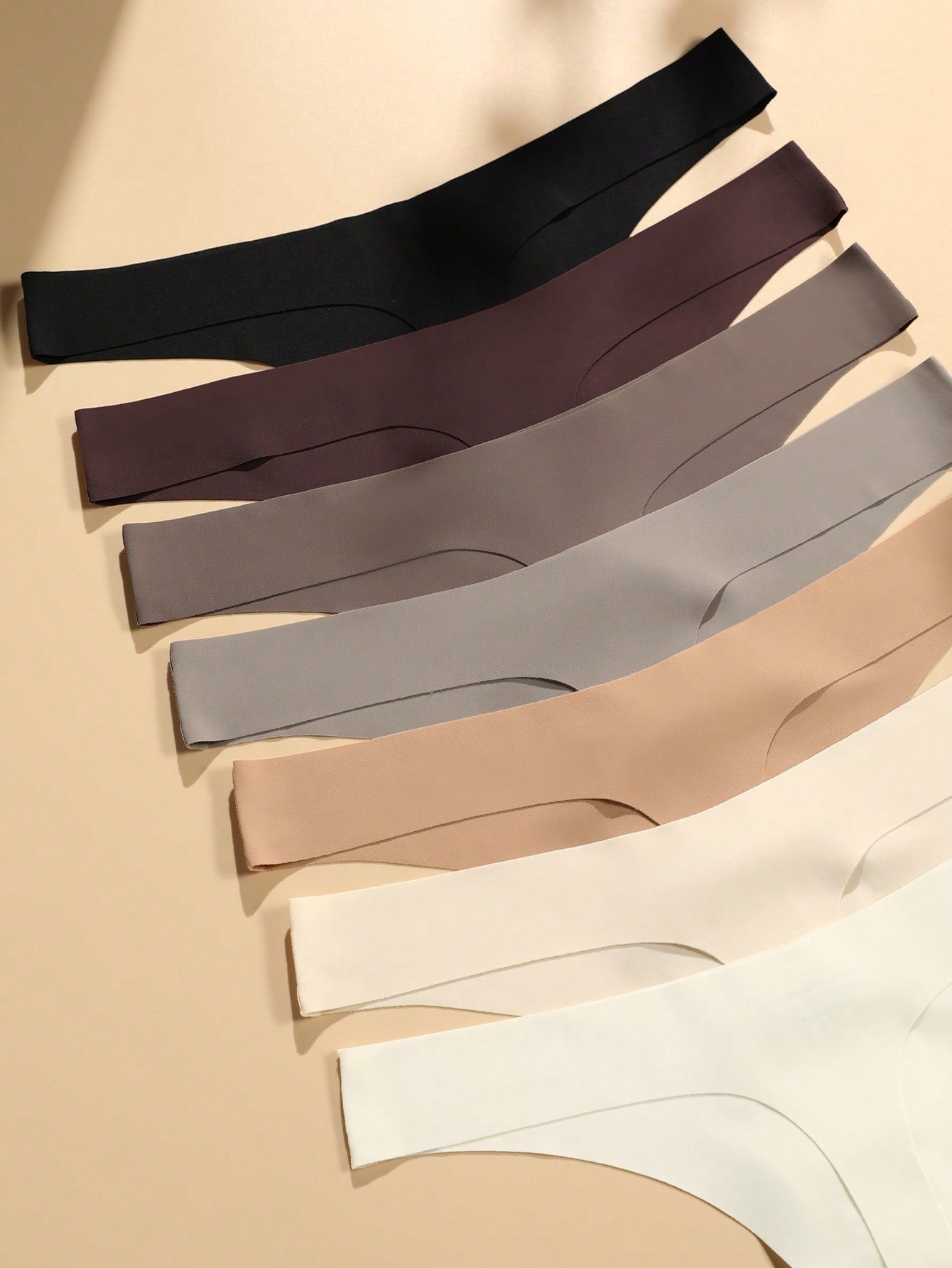 7Pack Neutral Color Thongs