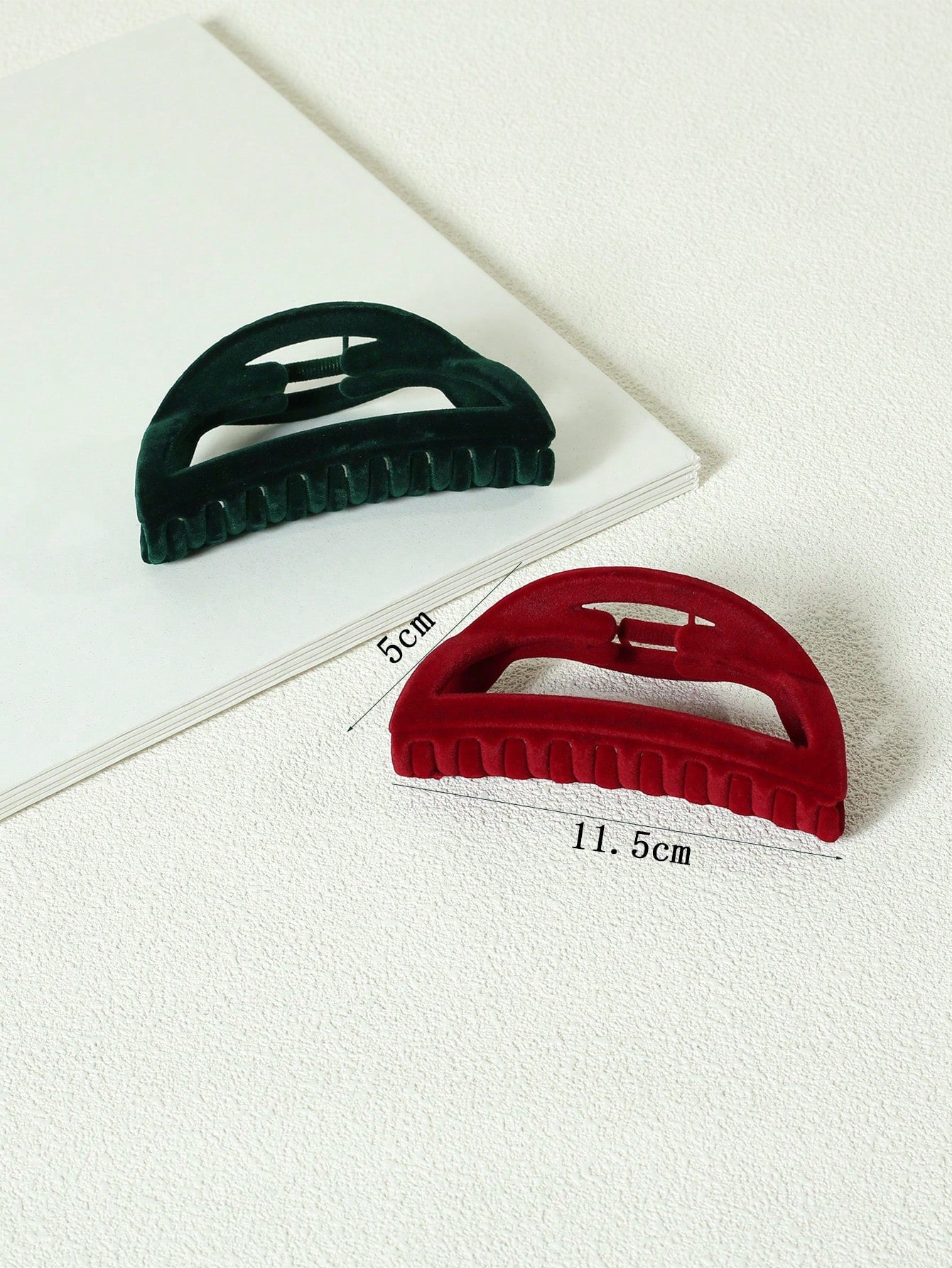 5Pcs Solid Hair Claw 