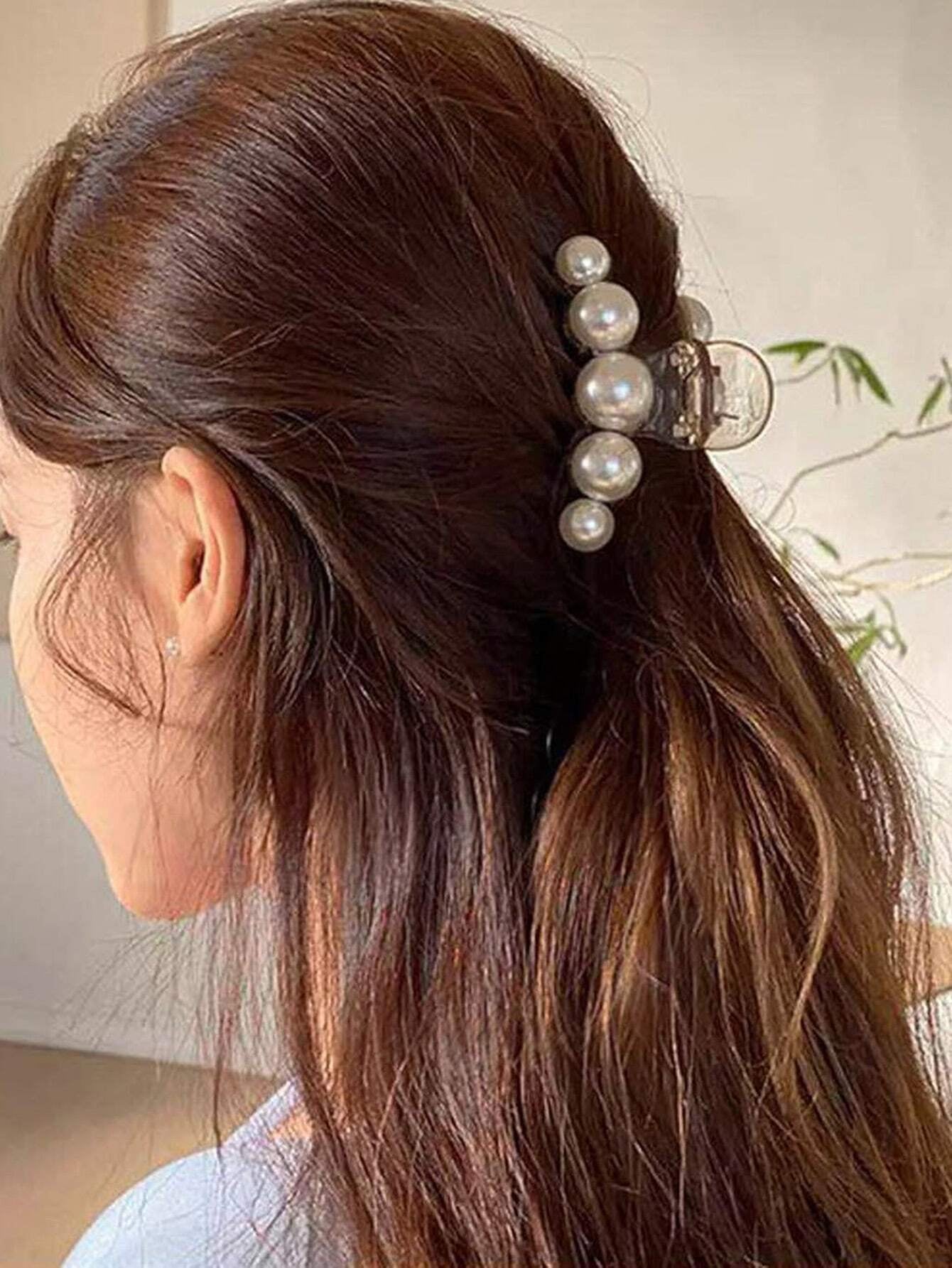 5Pcs Solid Hair Claw 