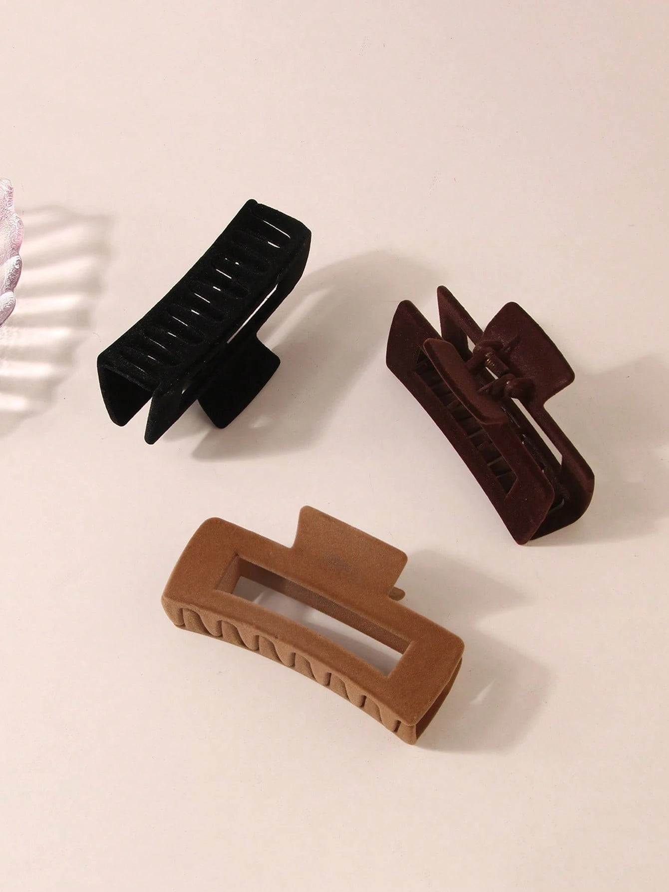 5Pcs Solid Hair Claw 